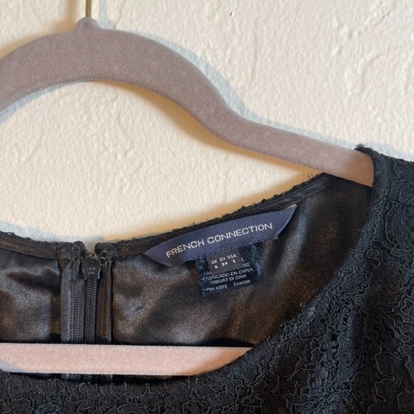 French Connection Vaity Lace Longsleeve Mini - Picture 4 of 9